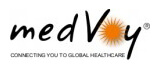 White background MedVoy logo - Connecting You To Global Healthcare